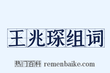 王兆琛组词是什么意思的图片